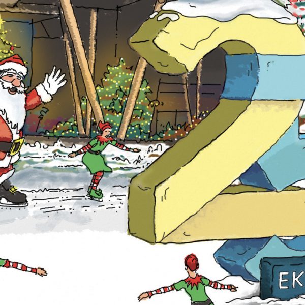 EKISTICS Christmas 2017 Card 25th Anniversary